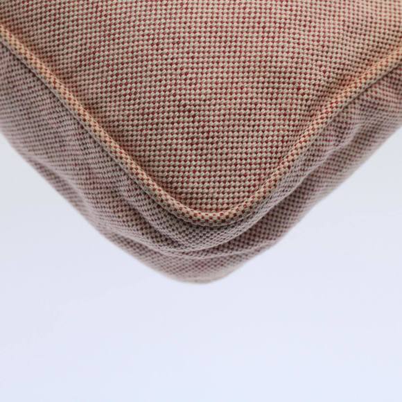 PRADA Hand Bag Canvas Gray Red Auth bs9757 - Picture 15 of 16